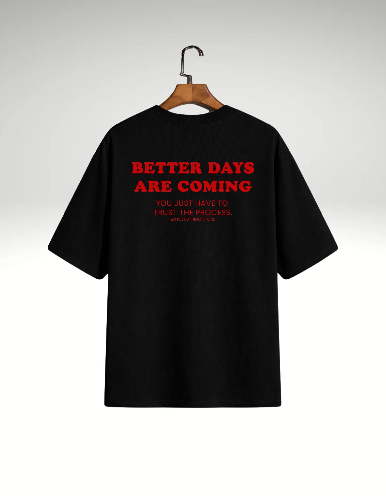 Positive Quote Oversized Tee