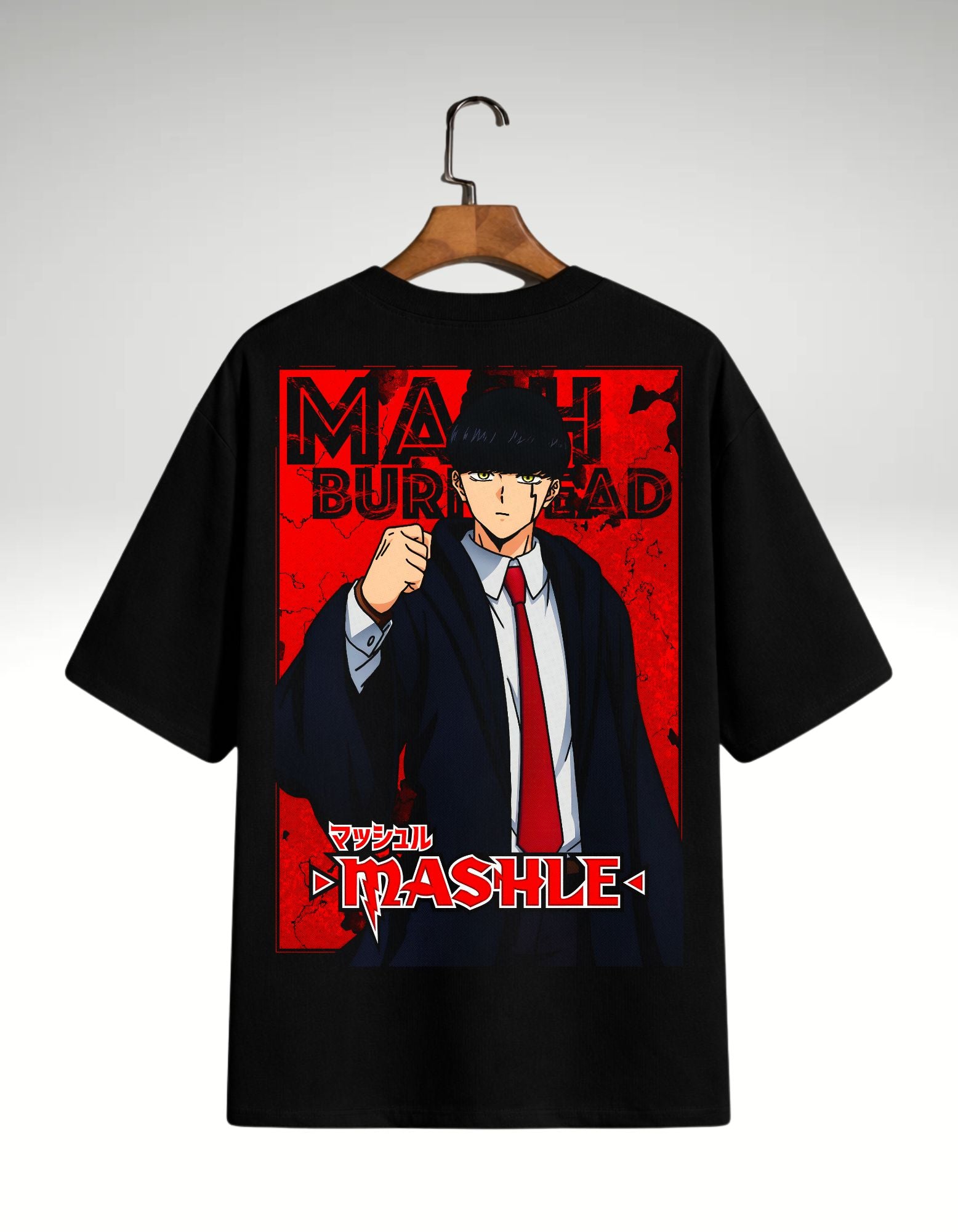 Mashle: Magic and Muscles Mash Burnedead Oversized Tee