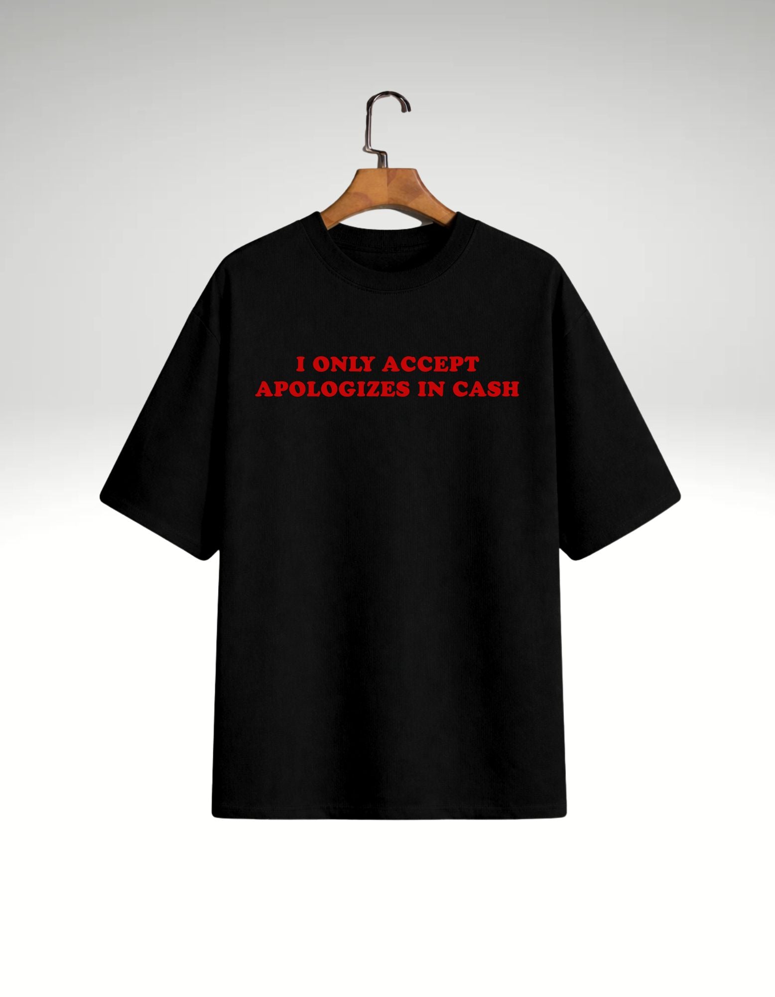 Savage Quote Oversized Tee